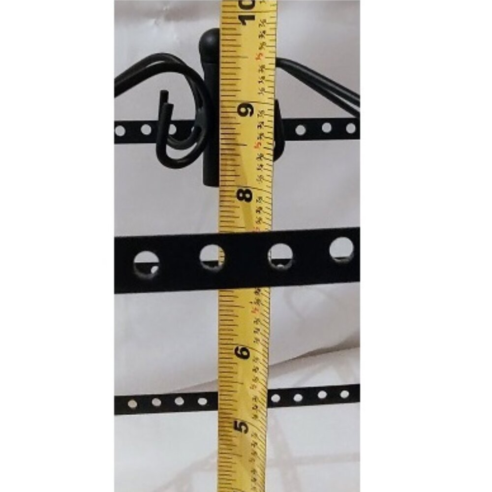 Square Black Metal Jewelry Display Organizer Rack 12x6x6 - Picture 4 of 5